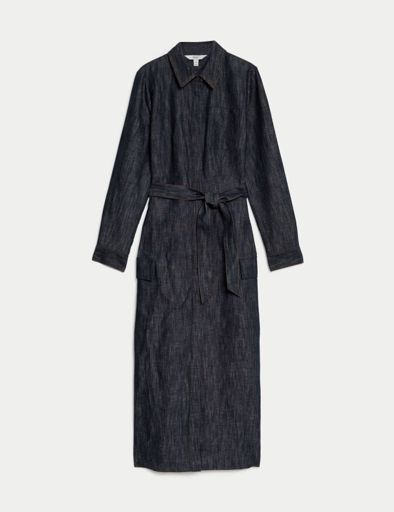 M&s denim midi dress new arrivals