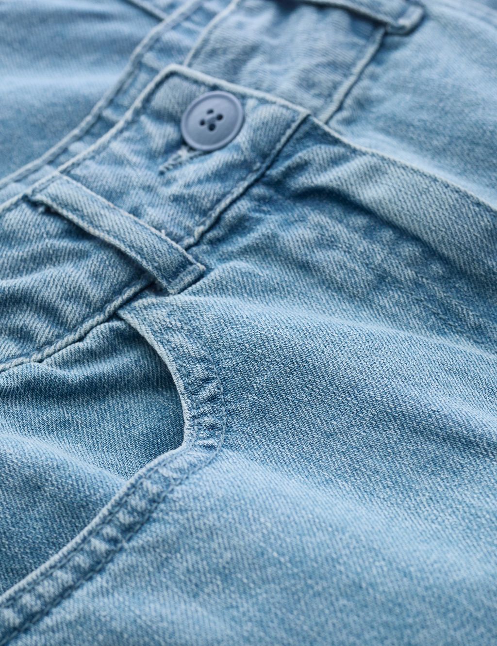 Cotton Rich Denim Midi Skirt | Seasalt Cornwall | M&S