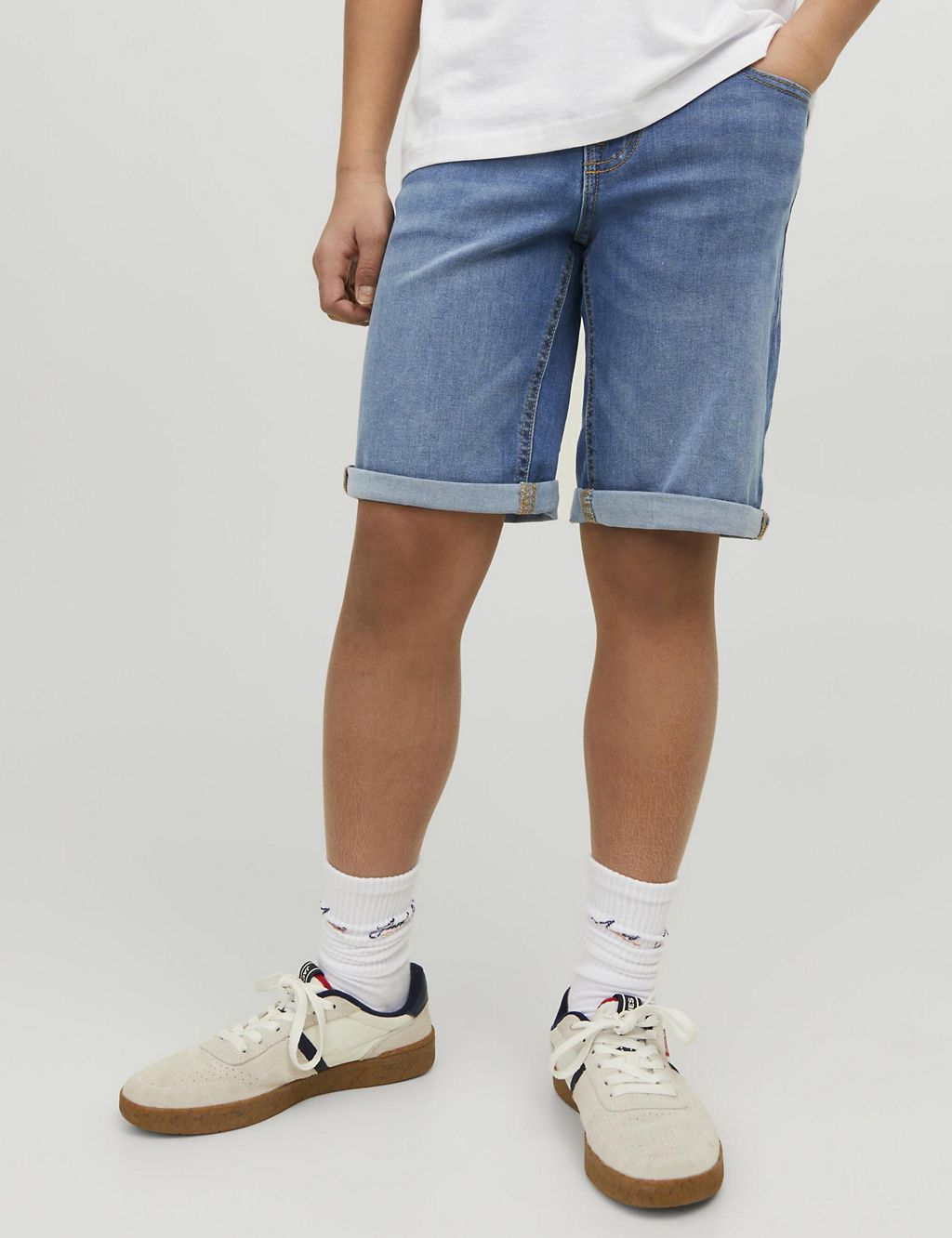Cotton Rich Denim Shorts (8-16 Yrs) 2 of 8