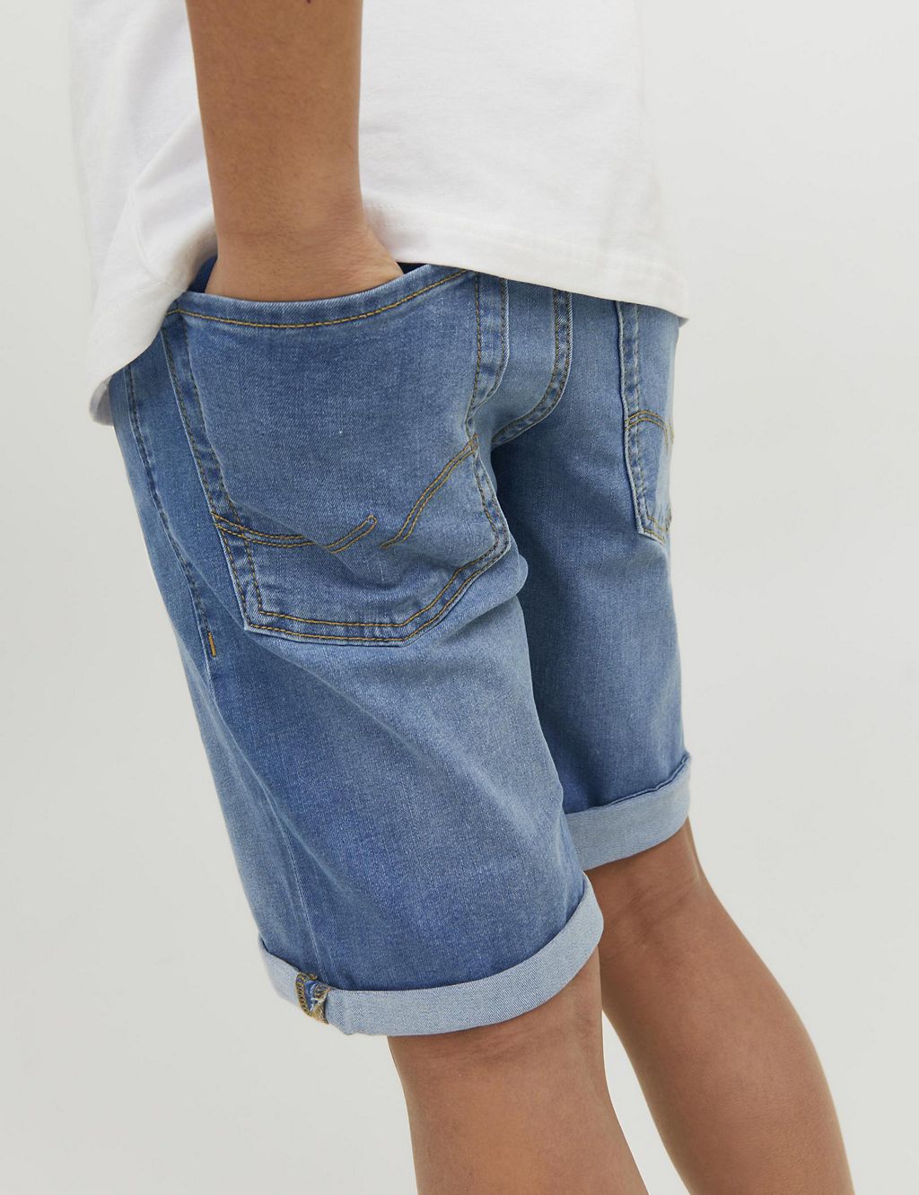Cotton Rich Denim Shorts (8-16 Yrs) 5 of 8