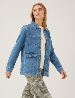 loft denim utility jacket