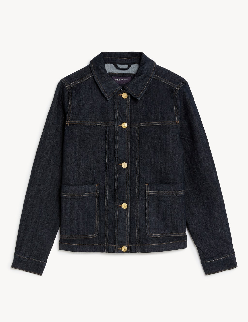 Cotton Rich Denim Utility Jacket 1 of 7