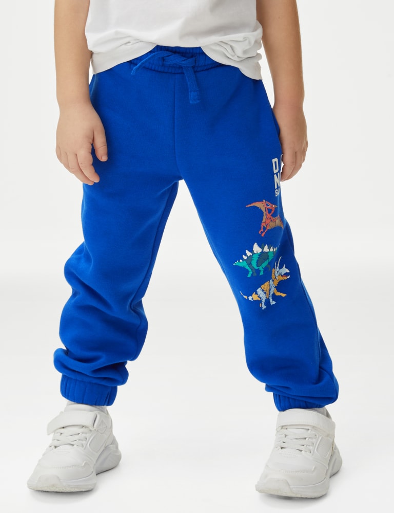 Cotton Rich Dinosaur Joggers (2-8 Yrs) 4 of 5