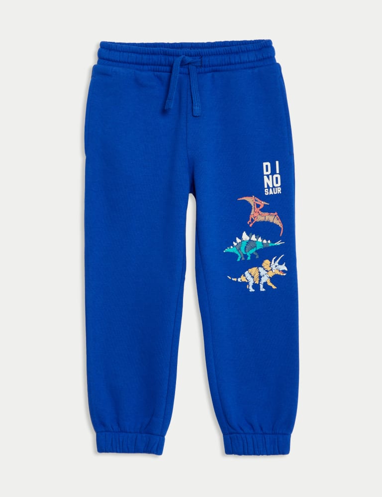 Cotton Rich Dinosaur Joggers (2-8 Yrs) 2 of 5