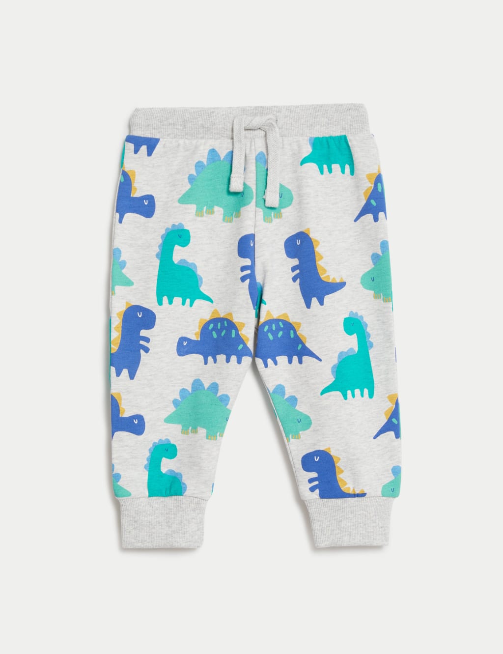 Cotton Rich Dinosaur Print Joggers (0-3 Yrs) 3 of 3