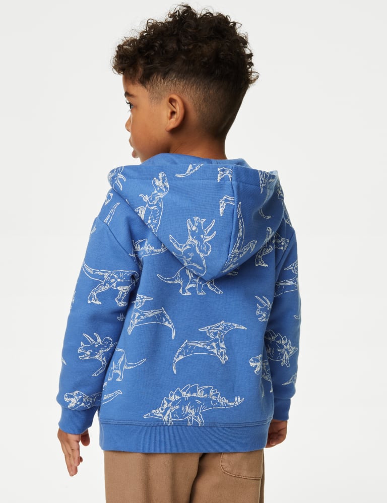 Dinosaur zip hoodie hotsell