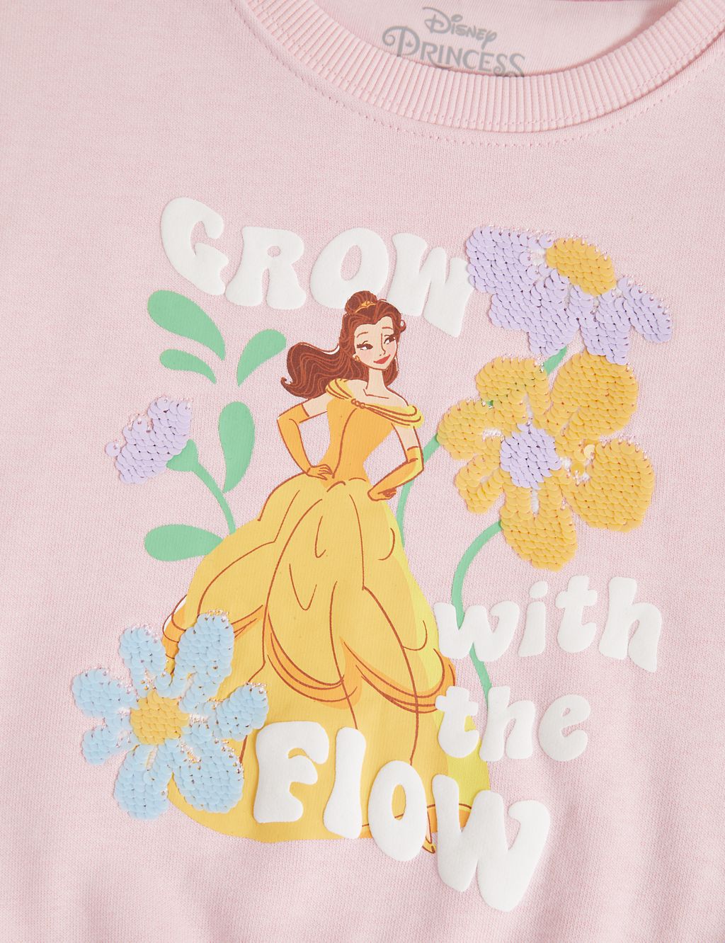 Cotton Rich Disney Princess™ Sweatshirt (2-8 Yrs) 5 of 5