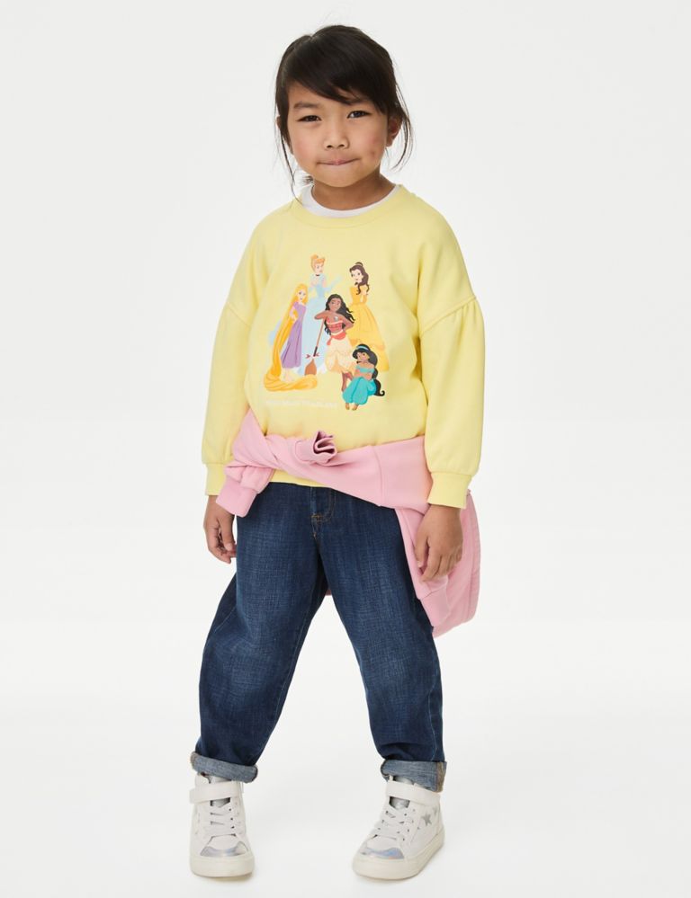 Cotton Rich Disney Princess™ Sweatshirt (2-8 Yrs) 3 of 7