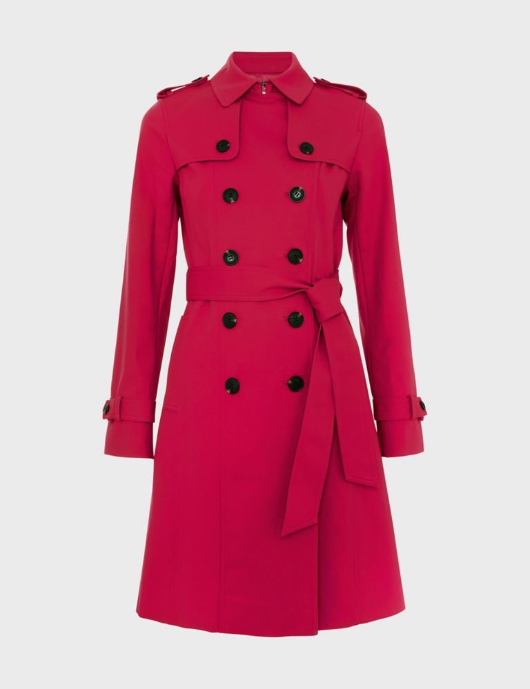 Cotton Rich Double Breasted Trench Coat 2 of 10