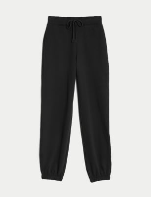 Drawstring Pure Cotton Straight Leg Joggers, M&S Collection