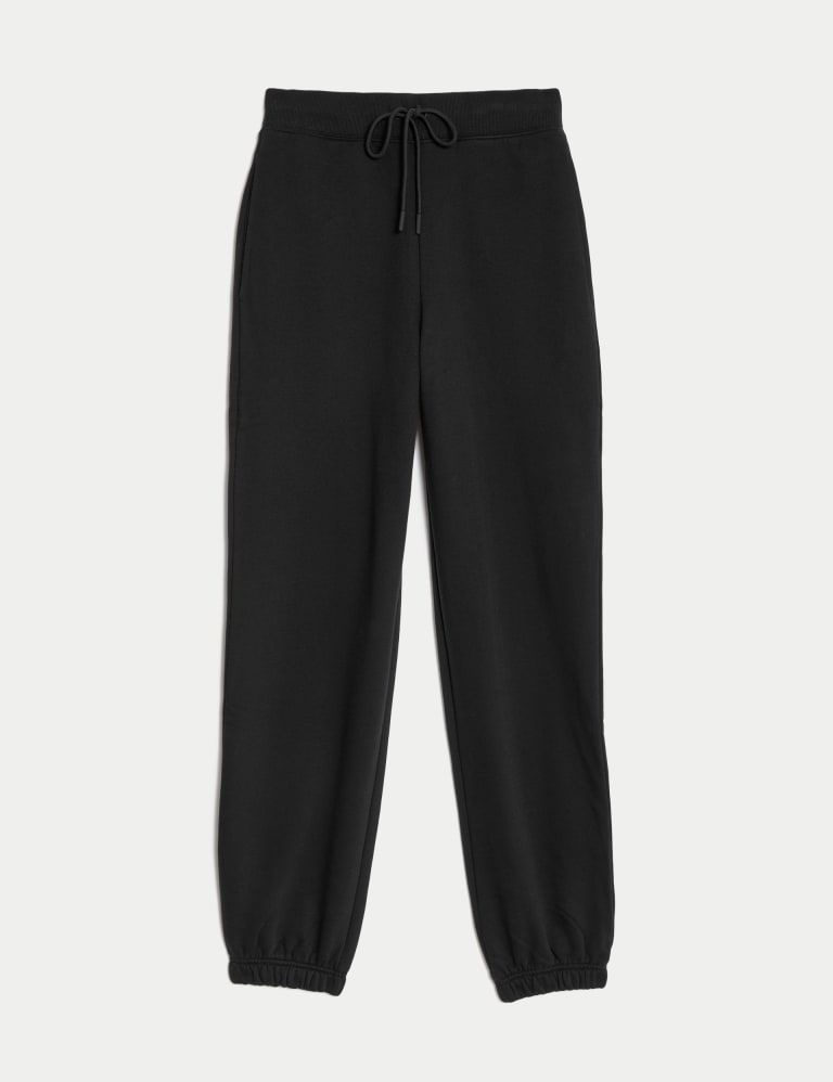 Cotton Rich Drawstring Cuffed Joggers | M&S Collection | M&S