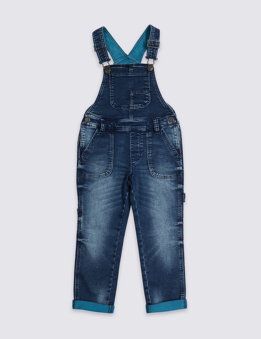 Cotton Rich Dungarees (3 Months - 7 Years) 1 of 6