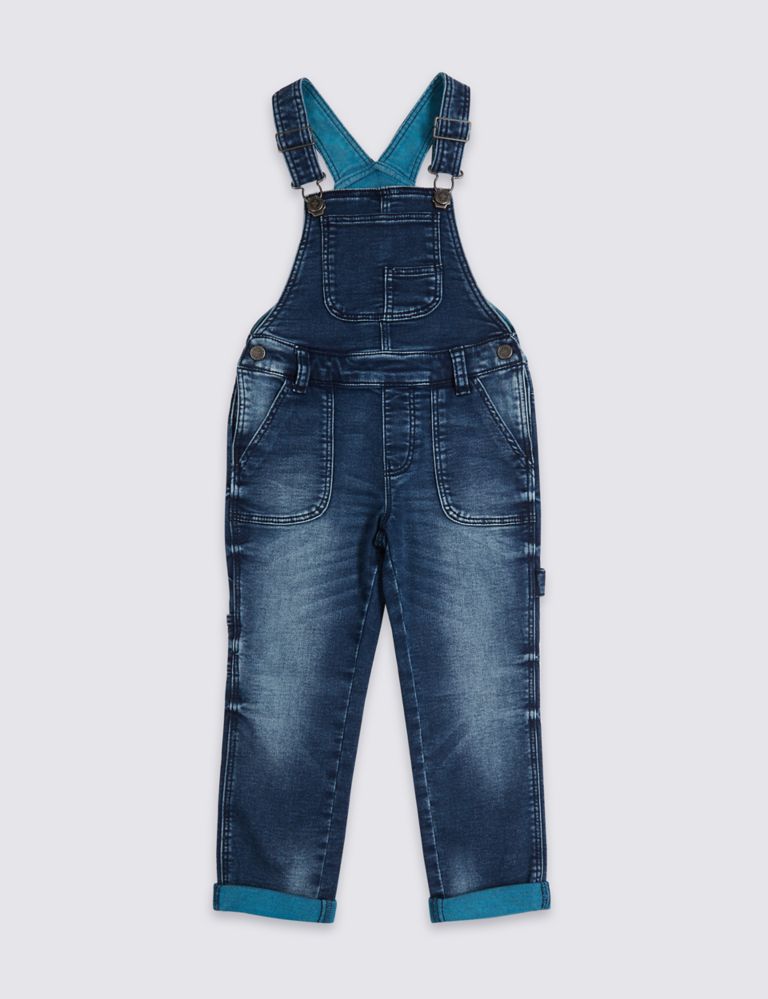 Cotton Rich Dungarees (3 Months - 7 Years) 2 of 6