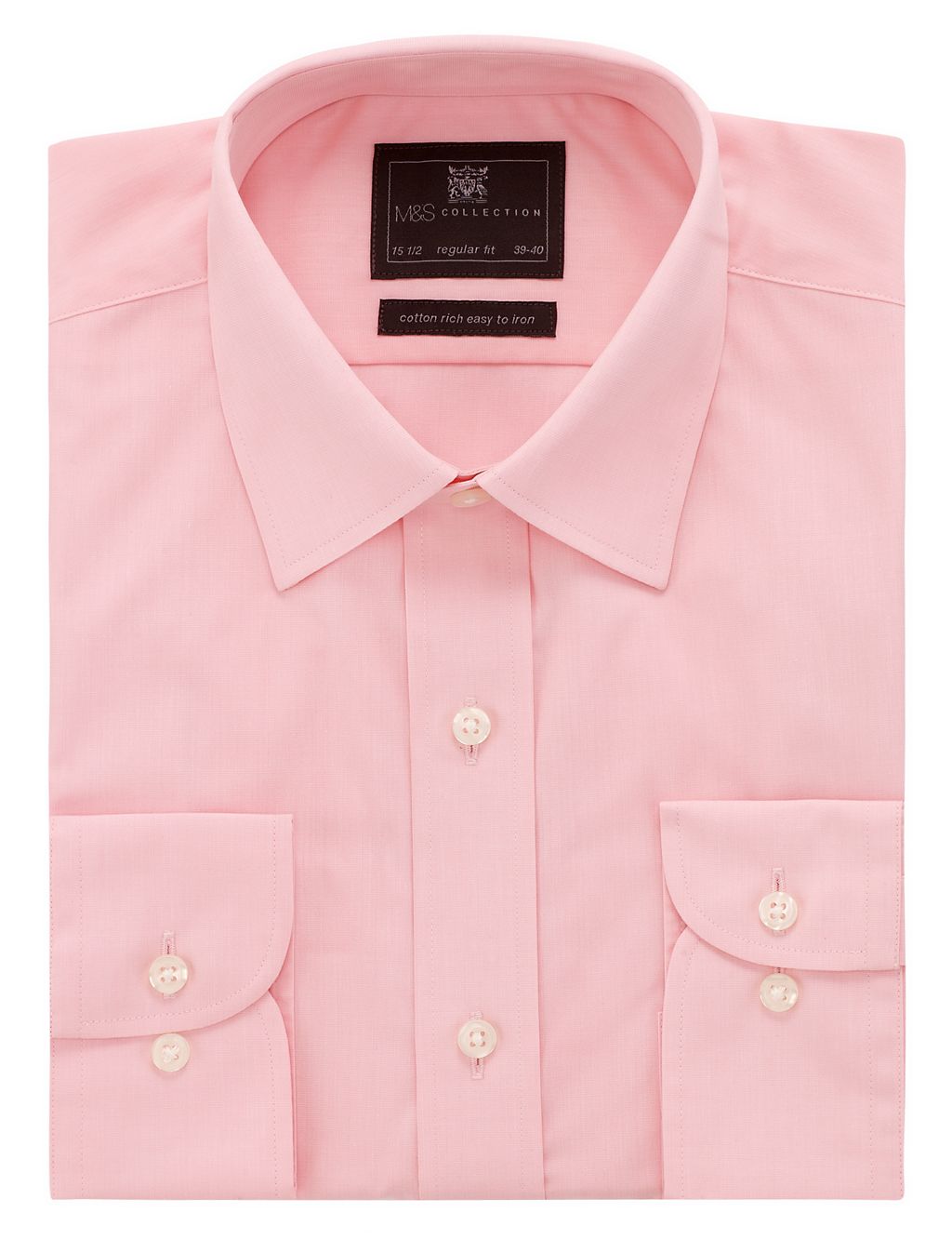 Cotton Rich Easy to Iron Classic Collar Shirt 1 of 1