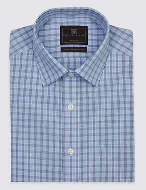 Cotton Rich Easy to Iron Regular Fit Shirt Image 2 of 3