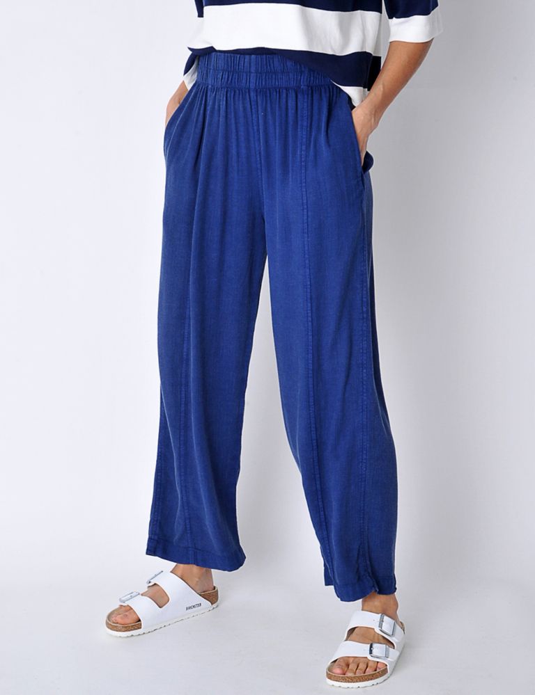 Cotton Rich Elasticated Waist Culottes 6 of 6