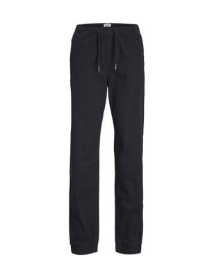 Cotton Rich Elasticated Waist Joggers (8-16 Yrs) Image 2 of 8
