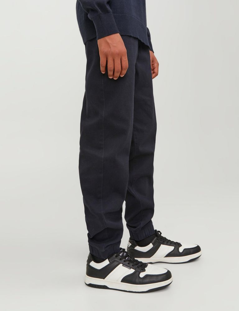 Cotton Rich Elasticated Waist Joggers (8-16 Yrs) 3 of 8