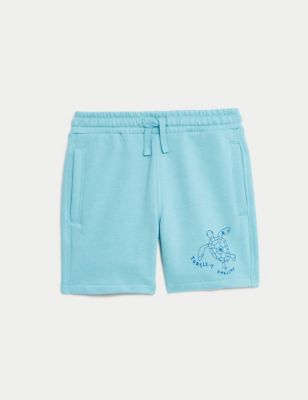 Cotton Rich Elasticated Waist Shorts (2-8 Yrs) Image 2 of 5