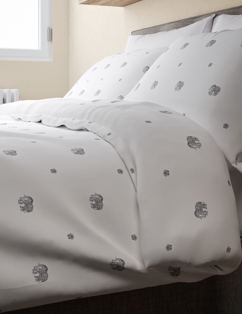 Cotton Rich Elephant Bedding Set M&S