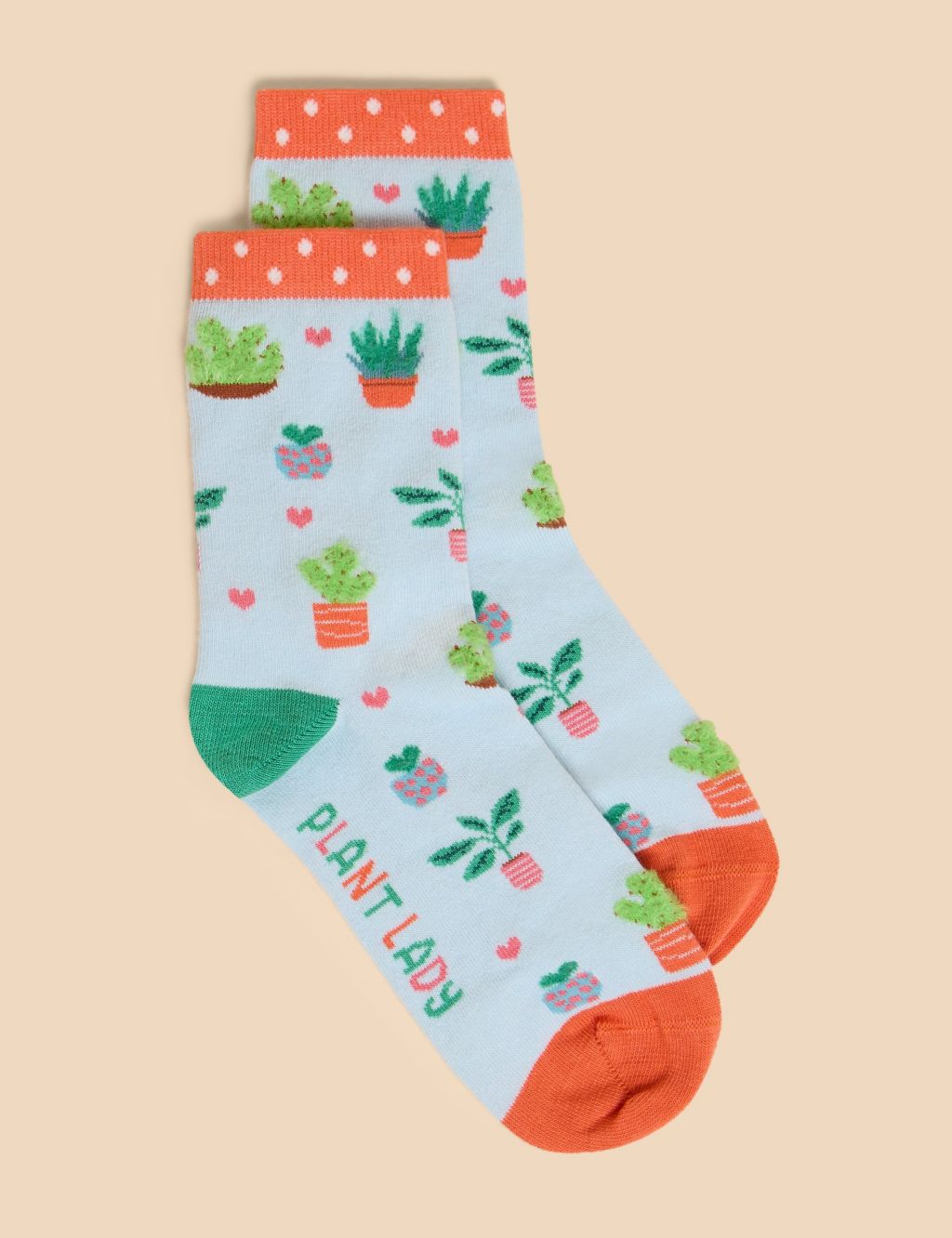 Cotton Rich Embroidered Ankle Sock 1 of 2