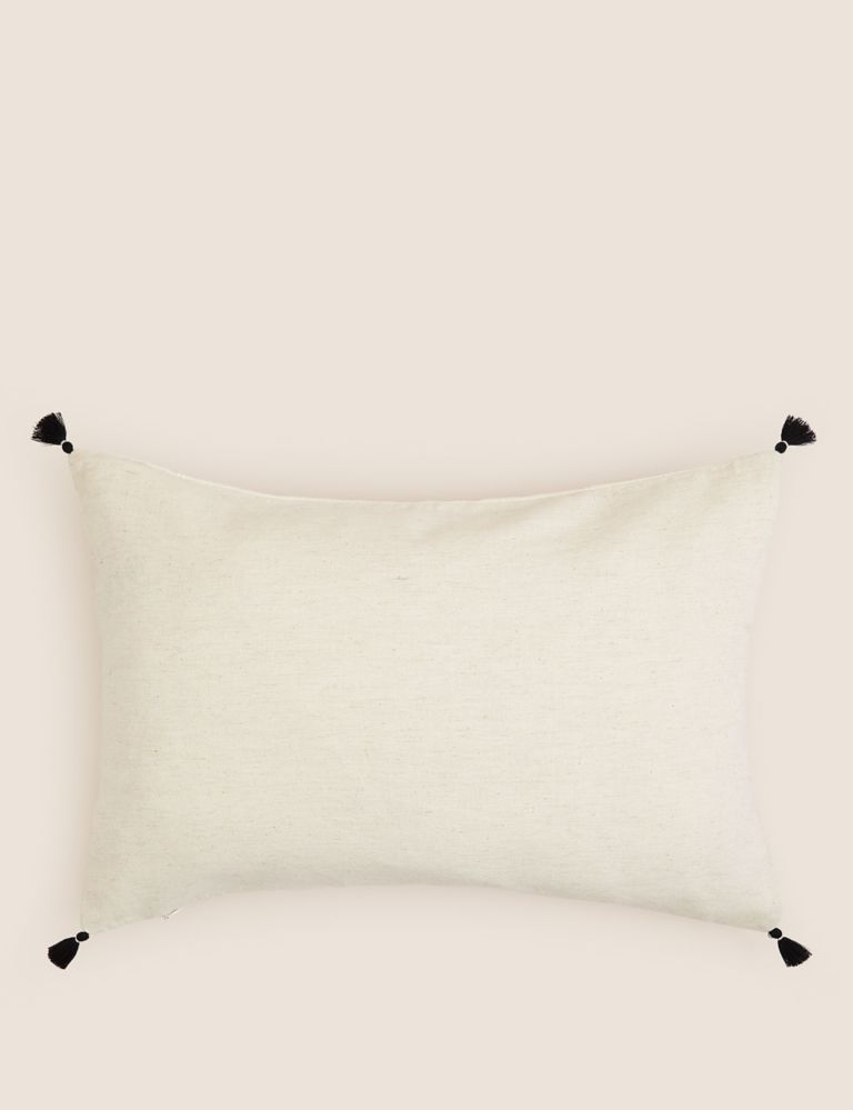 Cotton Rich Embroidered Bolster Cushion 3 of 5