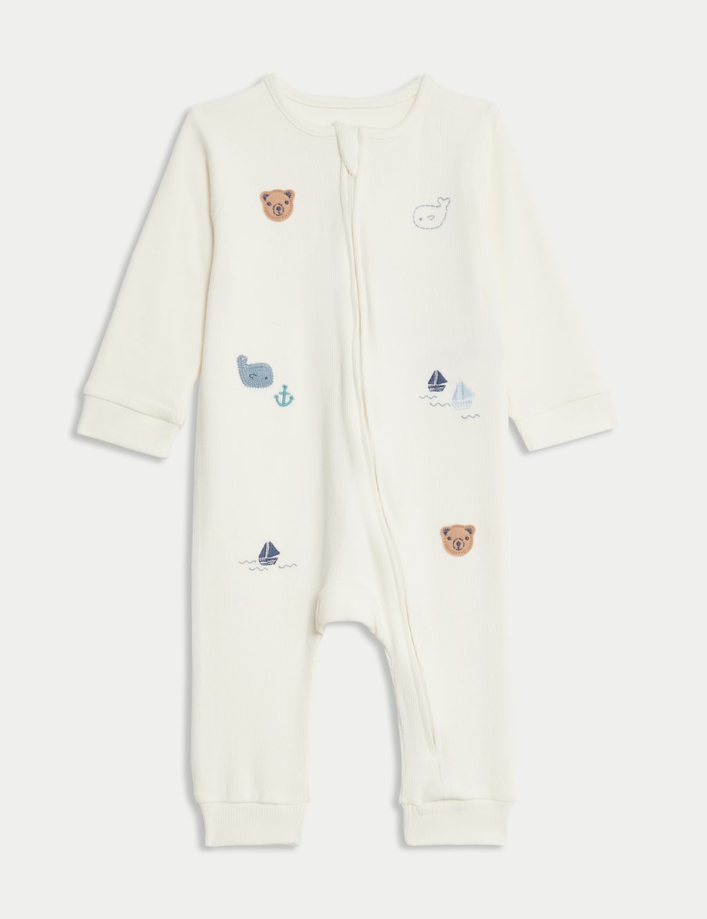 Embroidered sleepsuit outlet