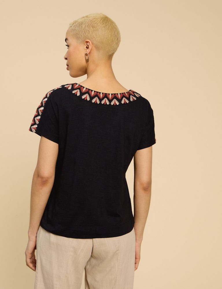 Cotton Rich Embroidered Top 4 of 6