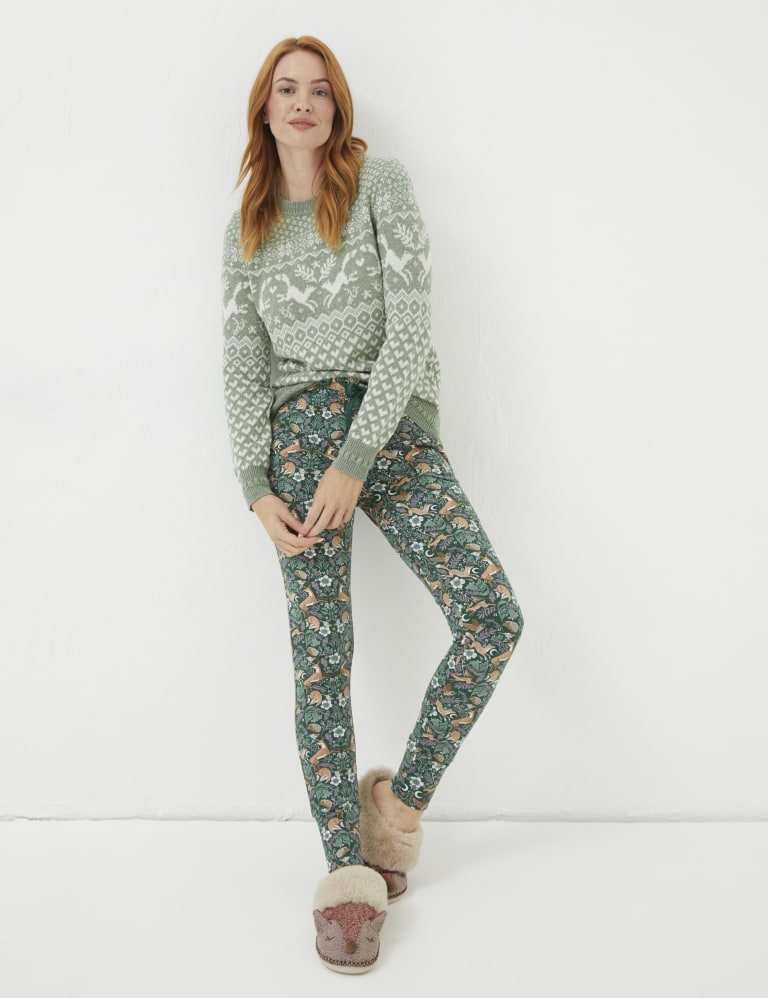 Fox print jumper womens sale