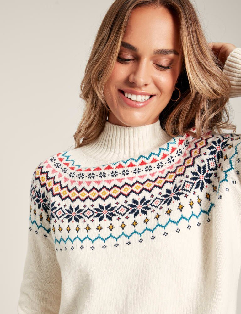 Cotton fairisle jumper outlet