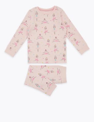 Cotton Rich Fairy Ballerina Pyjama Set (1-7 Yrs) Image 2 of 4