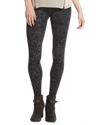 Faux snakeskin leggings sale