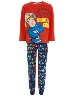 Cotton Rich Fireman Sam™ Pyjamas Image 2 of 4
