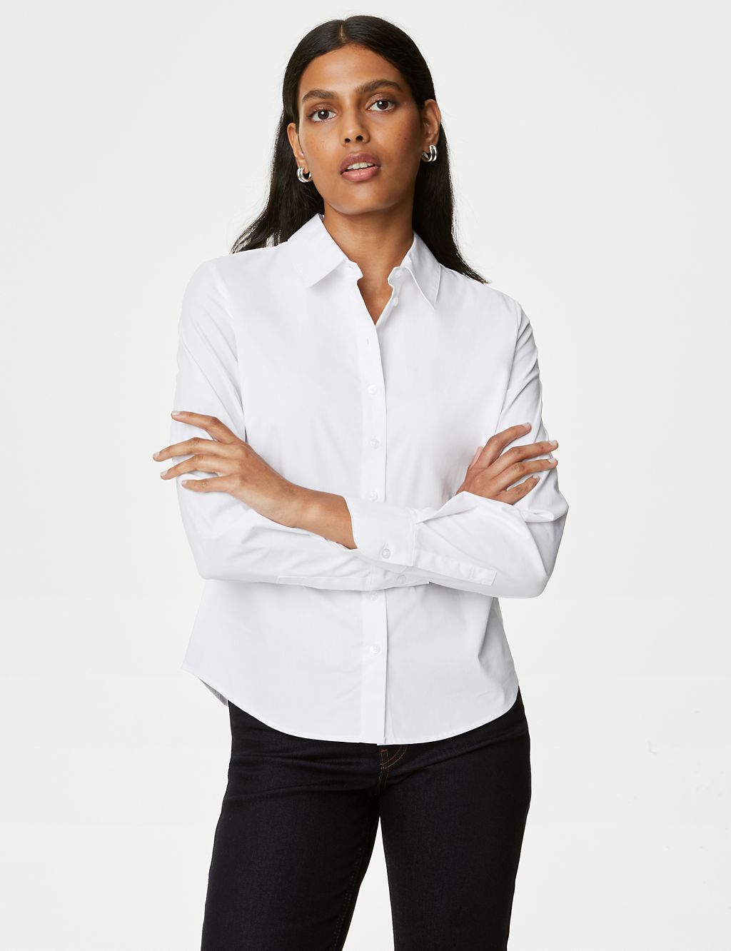 Cotton Rich Fitted Collared Shirt 3 of 5