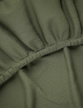 Cotton Rich Fitted Sheet Image 2 of 4