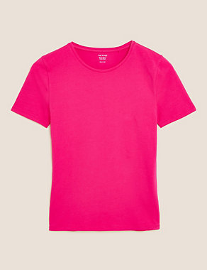 Cotton Rich Fitted T-Shirt Image 2 of 4