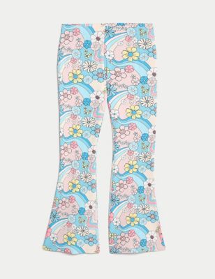 Cotton Rich Flared Leggings (6-16 Yrs) Image 2 of 5