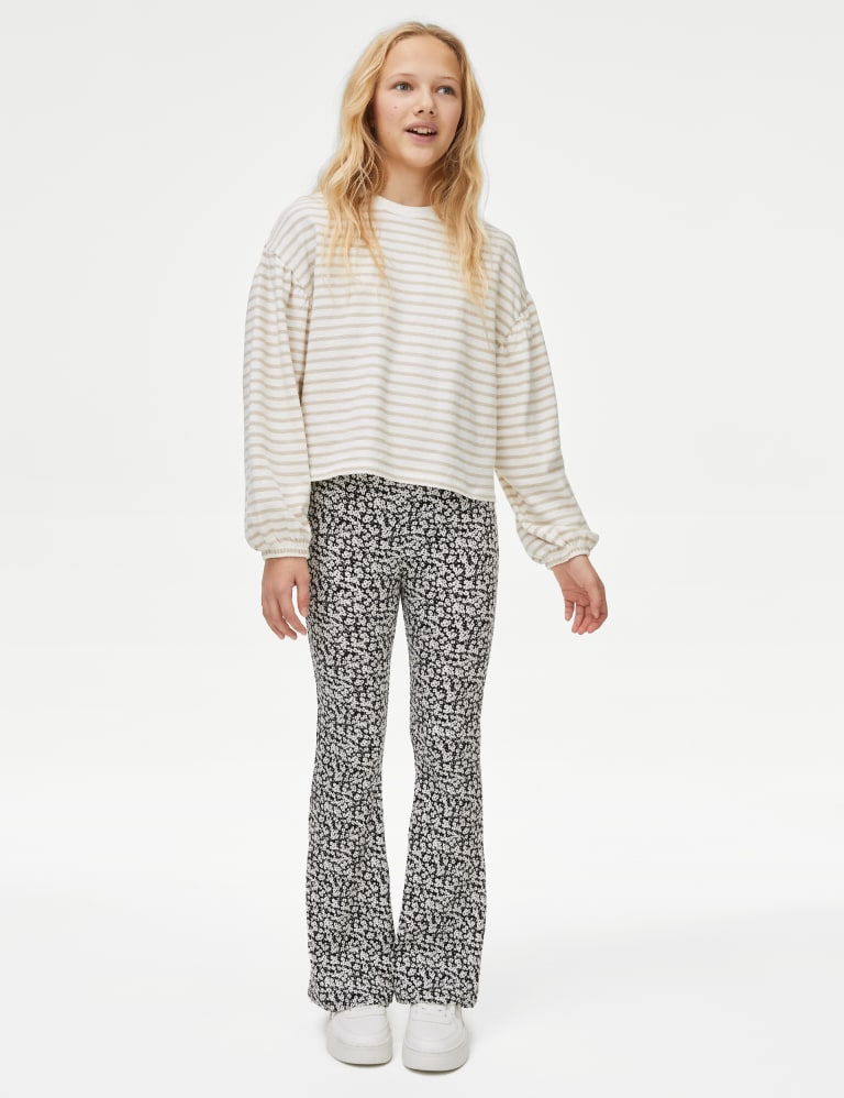 Flared legging leopard online