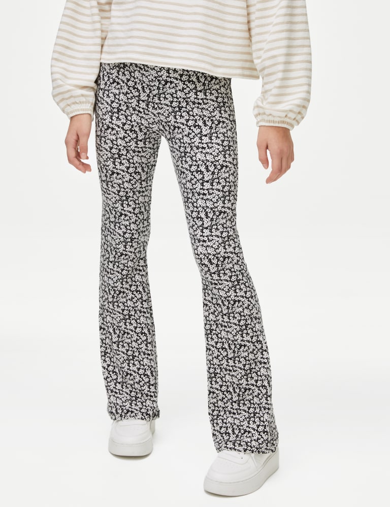 Cotton Rich Flared Leggings (6-16 Yrs), M&S Collection, M&S in 2023