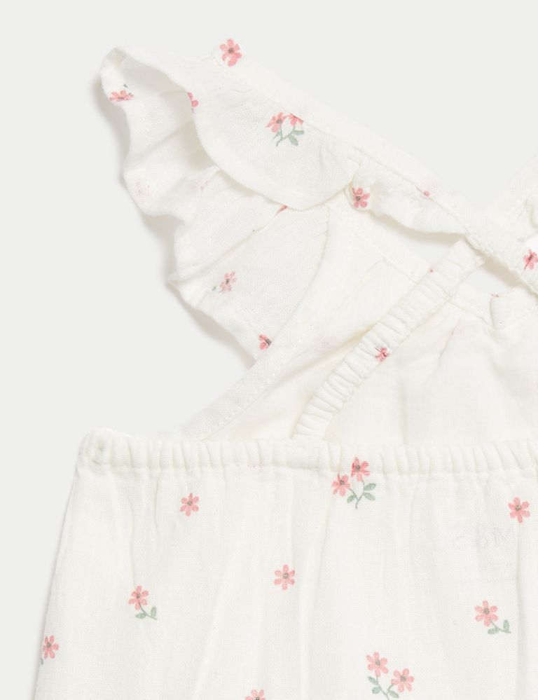 Cotton Rich Floral Dress (0-3 Yrs) 4 of 6