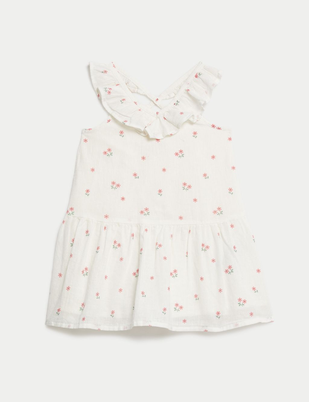 Cotton Rich Floral Dress (0-3 Yrs) 1 of 6
