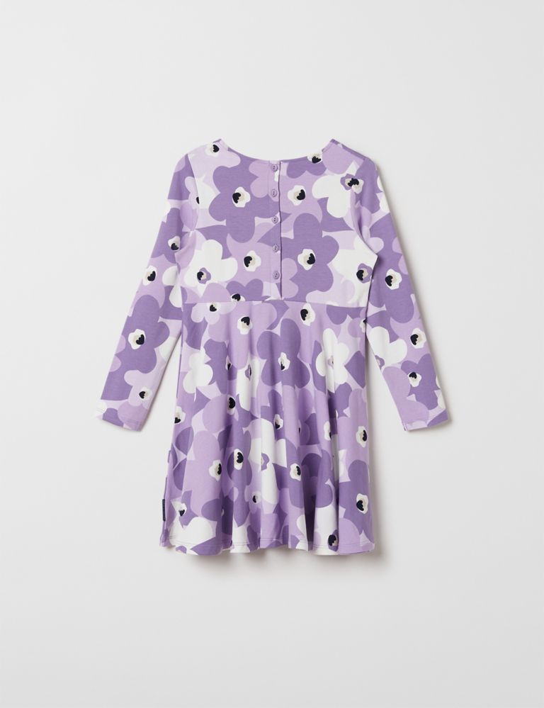 Cotton Rich Floral Dress (1-10 Yrs) 6 of 7