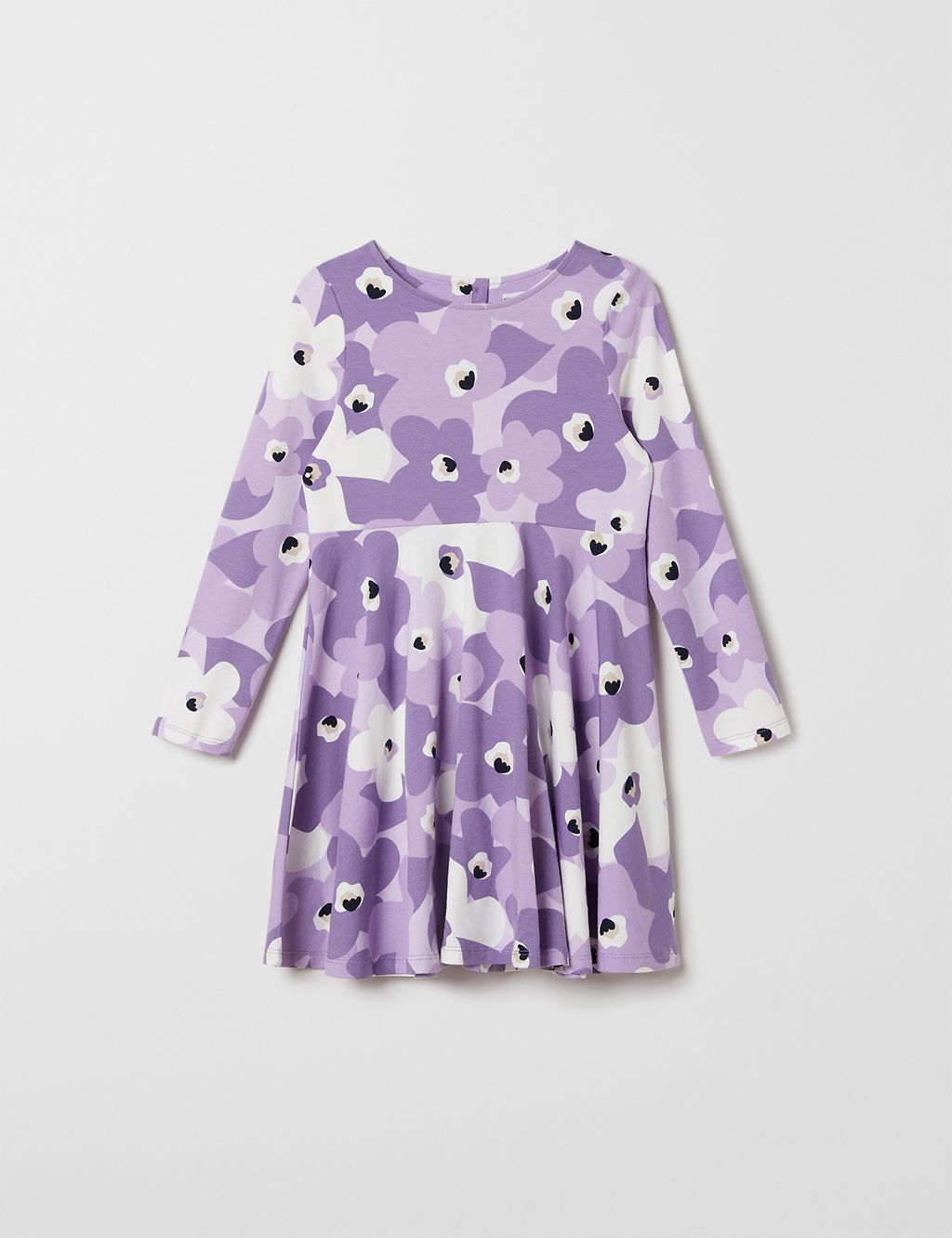 Cotton Rich Floral Dress (1-10 Yrs) 1 of 7