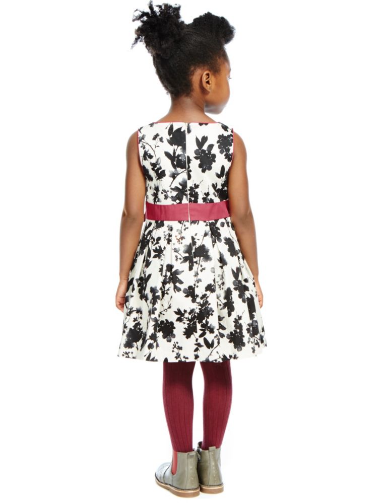Cotton Rich Floral Dress (1-7 Years) 3 of 3