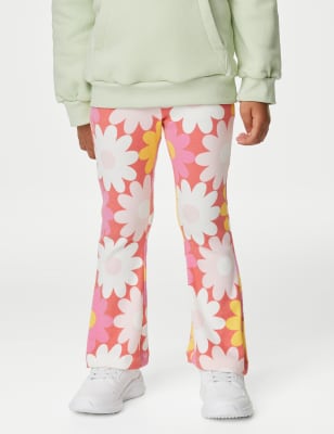 7pk Cotton Rich Plain Leggings (2-8 Yrs), M&S Collection