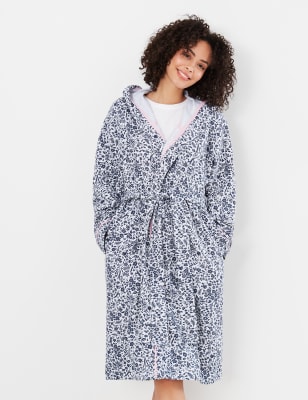 joules floral dressing gown