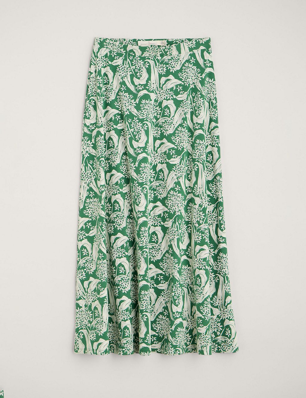 Cotton Rich Floral Maxi A-Line Skirt 1 of 5