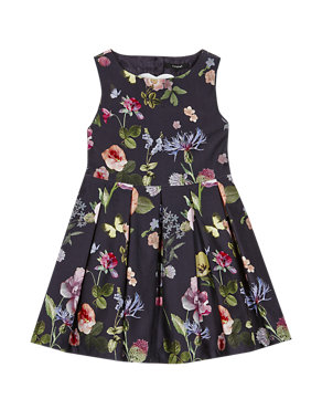 Cotton Rich Floral Prom Dress (1-7 Years) Image 2 of 3