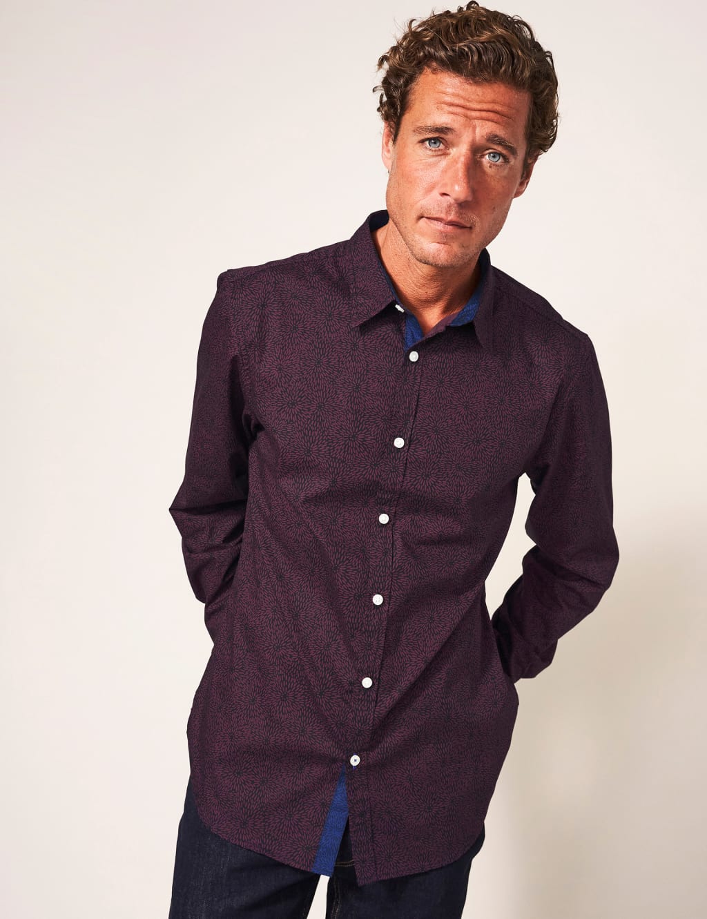 Cotton Rich Floral Shirt 1 of 6