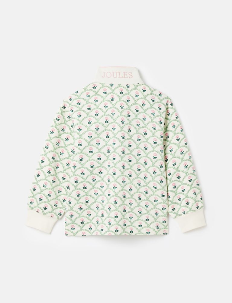 Cotton Rich Floral Sweatshirt (2–12 Years) 2 of 6